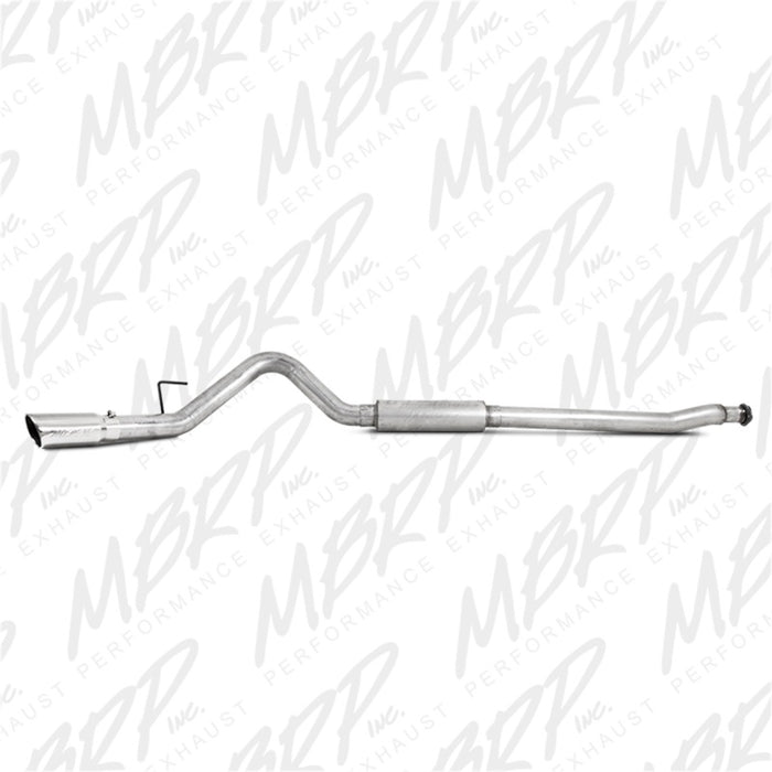 Système d'échappement simple face en aluminium pour Ford F-150 3,5 L V6 EcoBoost 4 po avec catalyseur arrière MBRP 11-13