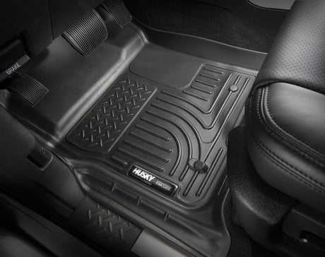 Revêtements de sol noirs Husky Liners 10-12 Chevrolet Camaro WeatherBeater Combo