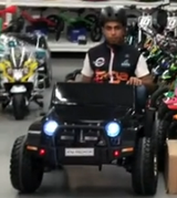2 Seater 24 Volt 4x4 Electric Ride On Jeep Style Rubber Tires Fully Loaded Truck ATV UTV For Kids W/Magic Cars® Wireless Parental Control MagicCars