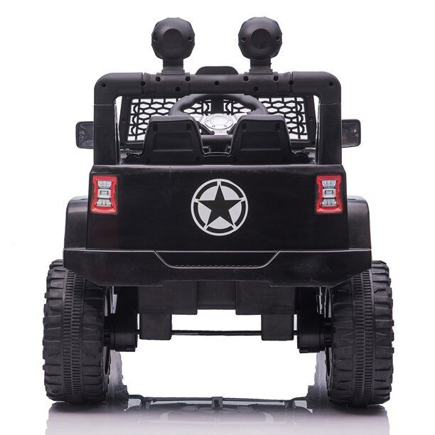 Adventure-Ready 12V Electric Jeep for Kids with Remote Control and 3-Speed Options