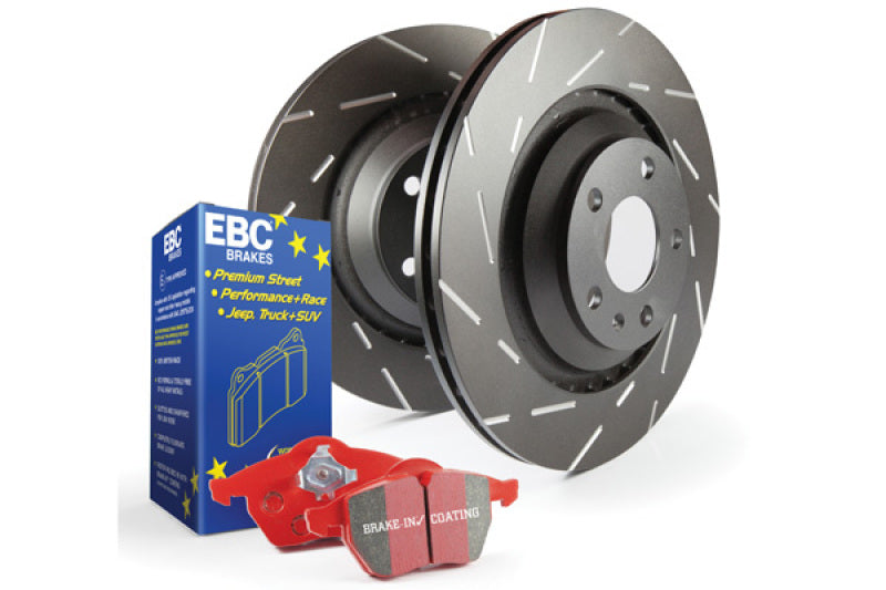 Kits EBC S4 avec plaquettes Redstuff et rotors USR