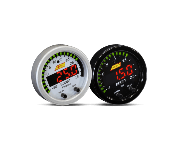 AEM X-Series Boost Pressure Display Gauge (30-0306 / 30-0308)