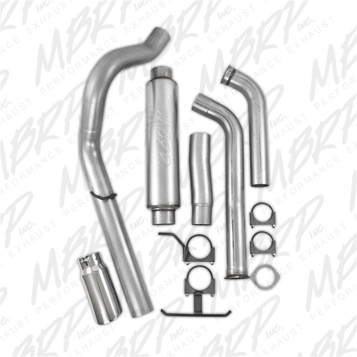 MBRP 2003-2005 Ford Excursion 6.0L Turbo arrière simple face (Catalyseur de série)