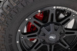 Rough Country Rear Brake Caliper Covers Red for Jeep Wrangler JK