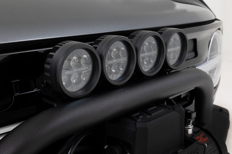 Safari Bar | 3.5" Round LED (Pair) | Black | Amber DRL | OE Modular Steel | Ford Bronco (21-24)
