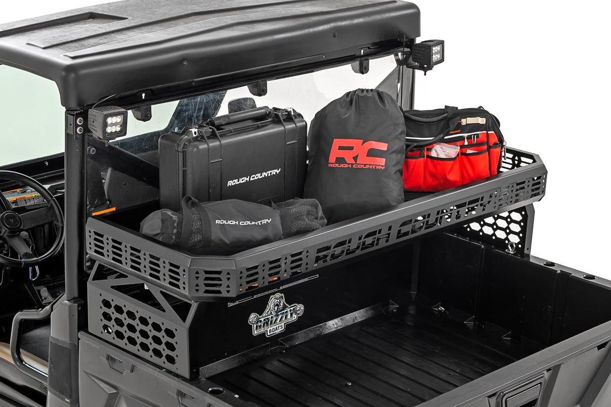 Rough Country Over Bed Cargo Rack for Can-Am Defender Polaris Ranger