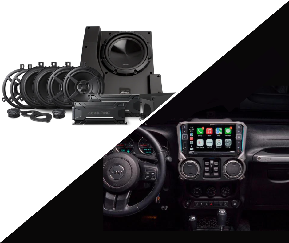 Alpine Restyle I509-WRA-JK 9" and PSS-22WRA Bundle | '11-'18 Jeep JK Wranglers