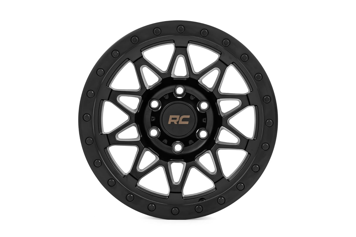 Rough Country 78 Series Wheel Simulated Beadlock 5x5.0 Bolt Pattern