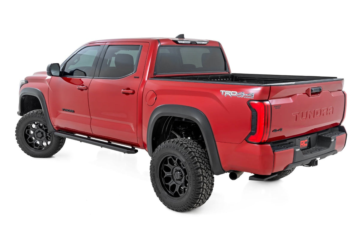 Rough Country Multi-Color LED Running Boards for 2022-2026 Toyota Tundra CrewMax