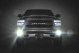 Rough Country LED Fog Light Kit Amber DRL Ram 1500 2019-2024