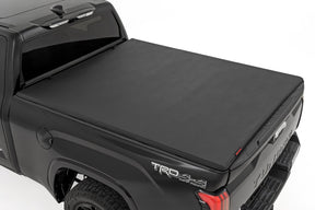 Rough Country Soft Tri-Fold Bed Cover for Toyota Tundra 2022-2026