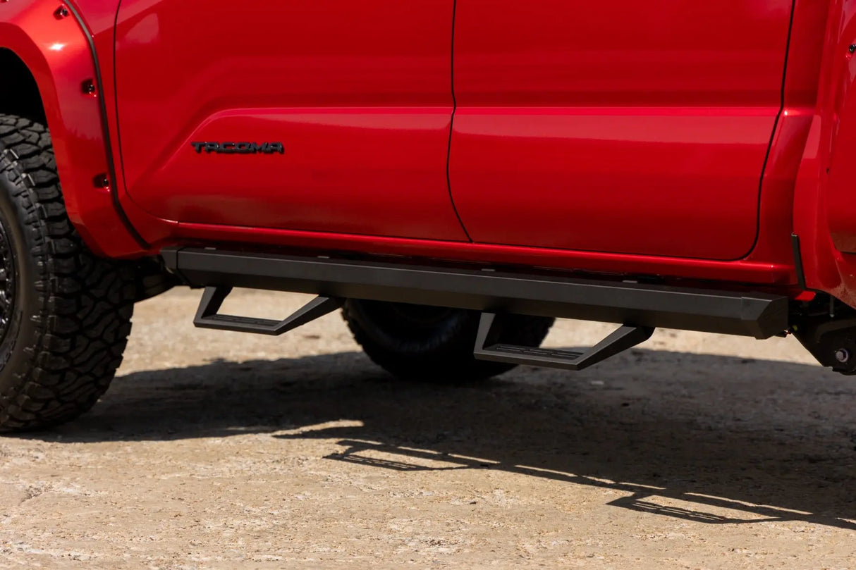 Rough Country SRL2 Adjustable Aluminum Steps Double Cab Toyota Tacoma 2WD/4WD 2024-2026 73003