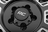 Rough Country 86 Series Wheel Gloss Black Milled 20x10