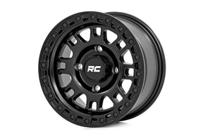 Rough Country 82 Series UTV Wheel 15x7 4x137 +10mm Black