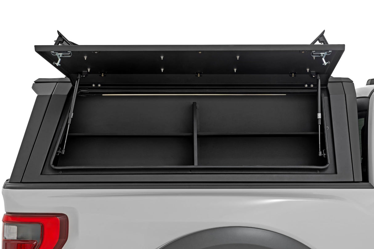 Rough Country Bed Cap Side Shelf Storage Bin Passengers Side