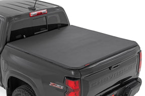 Rough Country Soft Tri-Fold Tonneau Cover 5ft Bed Chevy GMC