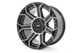 Rough Country 89 Series Wheel Black Machined Gun Metal 17x9