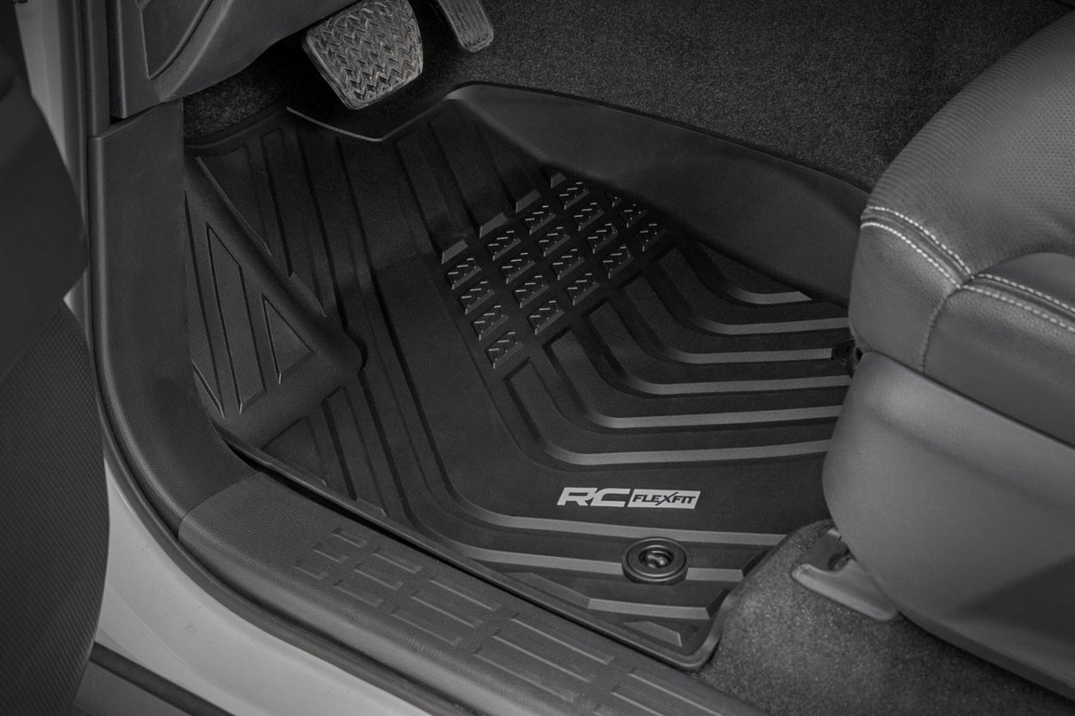 Rough Country Flex-Fit Floor Mats for Toyota Land Cruiser (2024-2026)