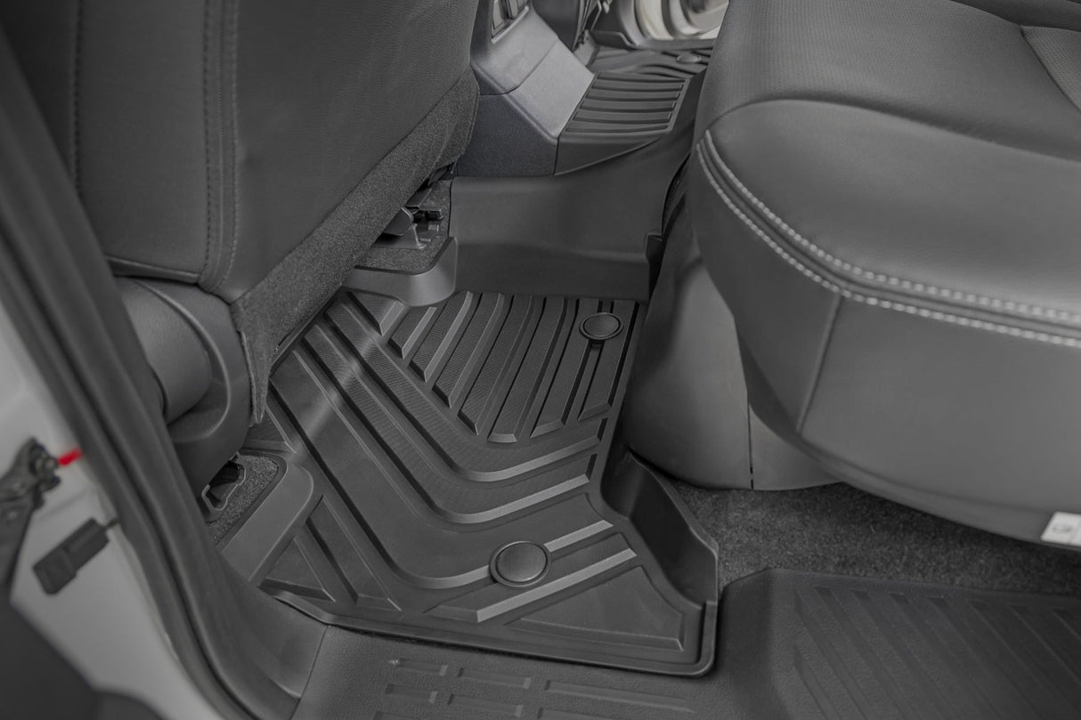 Rough Country Flex-Fit Floor Mats for Toyota Land Cruiser (2024-2026)