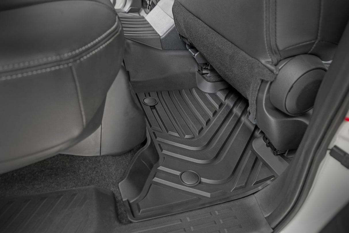 Rough Country Flex-Fit Floor Mats for Toyota Land Cruiser (2024-2026)