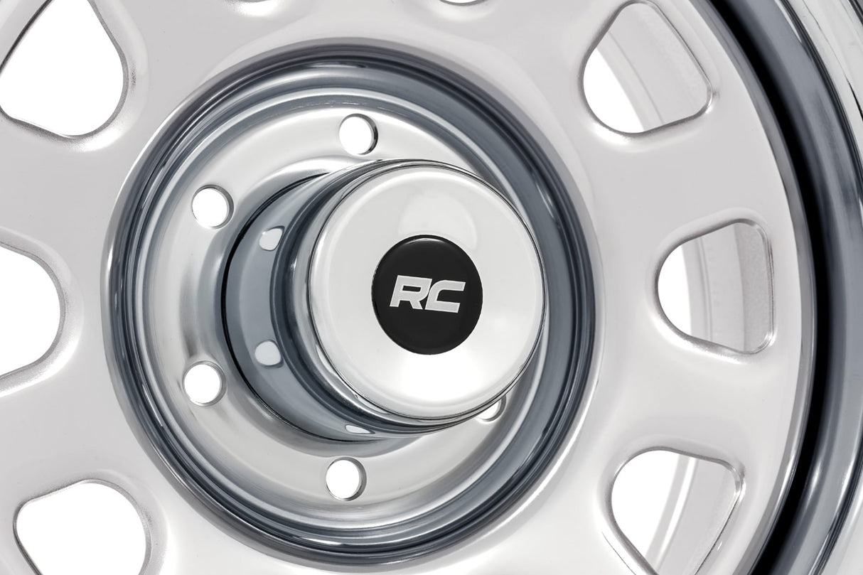 Rough Country Chrome Center Cap Closed 4.25 Bore