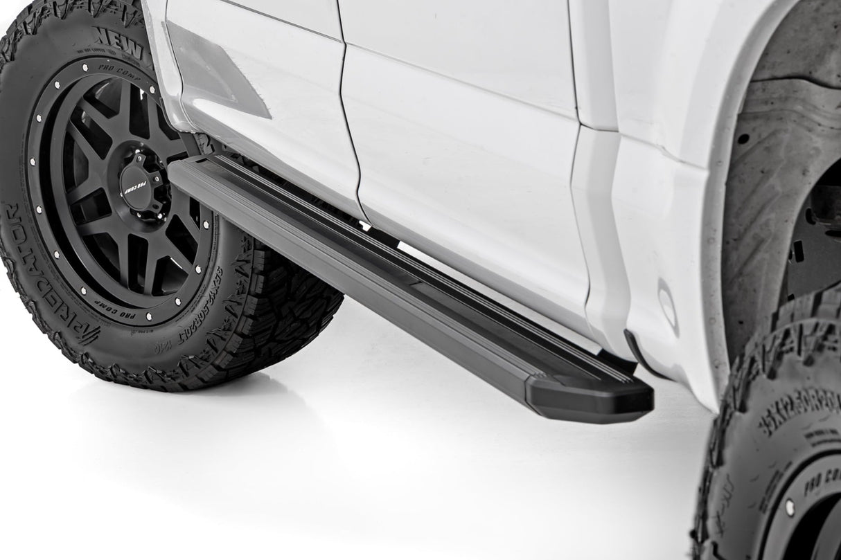 Rough Country Multi-Color LED Running Boards for Ford Crew Cab