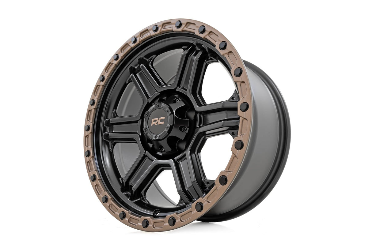 Rough Country 79 Series Off-Road Wheel Semi Gloss Black Bronze