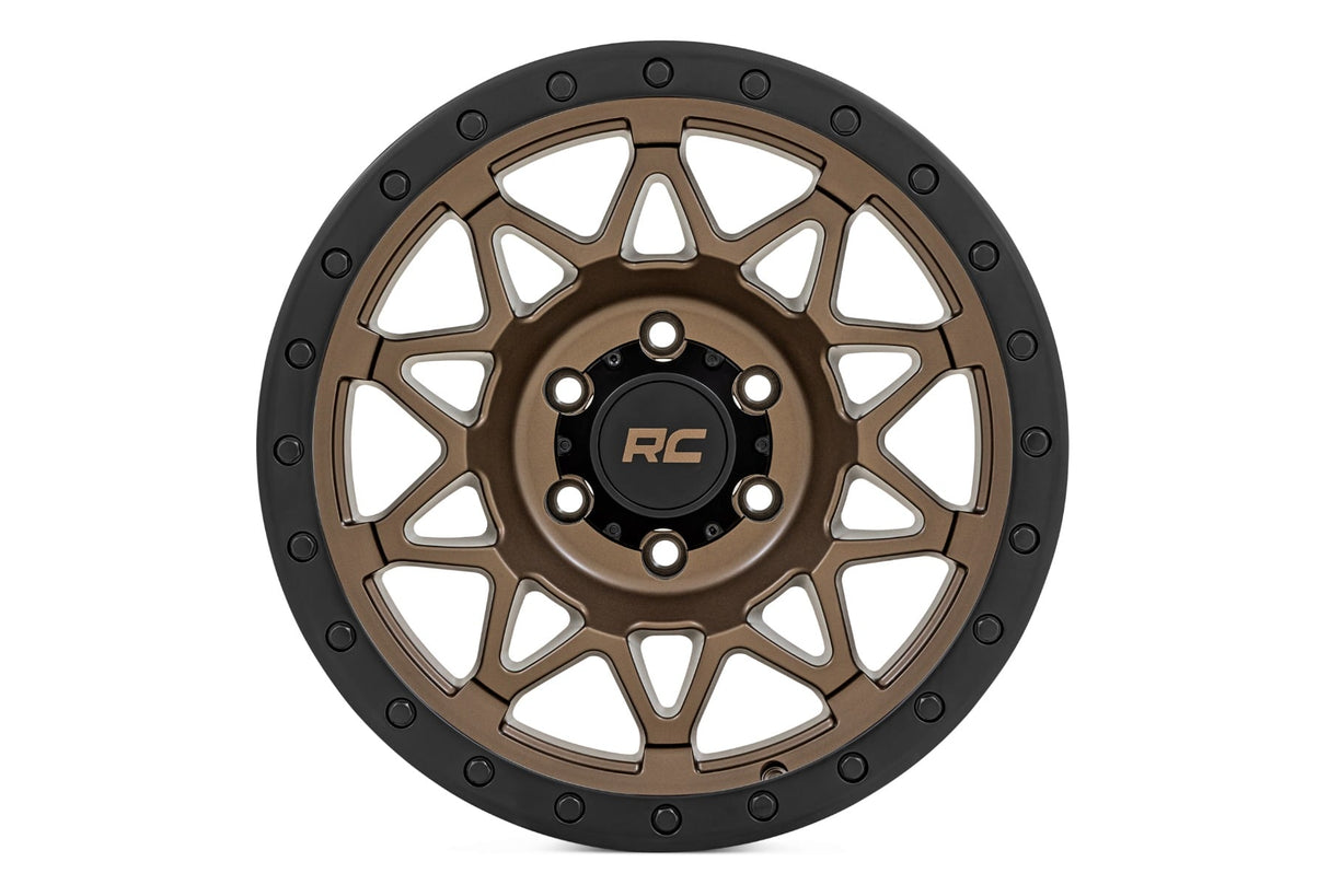 Rough Country 78 Series Wheel Simulated Beadlock 18x9 8x6.5 Bolt Pattern