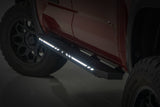 Rough Country AC2 Running Boards Amber/White for 2022-2026 Toyota Tundra CrewMax