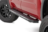 Rough Country AC2 Running Boards Amber/White for 2022-2026 Toyota Tundra CrewMax