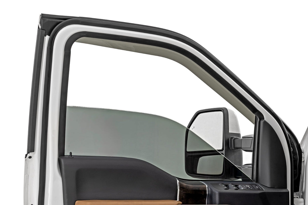 Rough Country Side Window Deflectors Ford F-150 F-250 F-350 Raptor