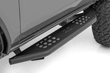 Rough Country OV2 Running Boards Side Step Bars 2-Door Ford Bronco 4WD 2021-2026 14004