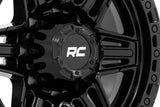Rough Country 76 Series Wheel 17x9 Gloss Black 5x4.5 +0mm