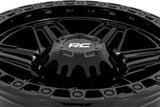 Rough Country 76 Series Wheel 17x9 Gloss Black 5x5 -12mm