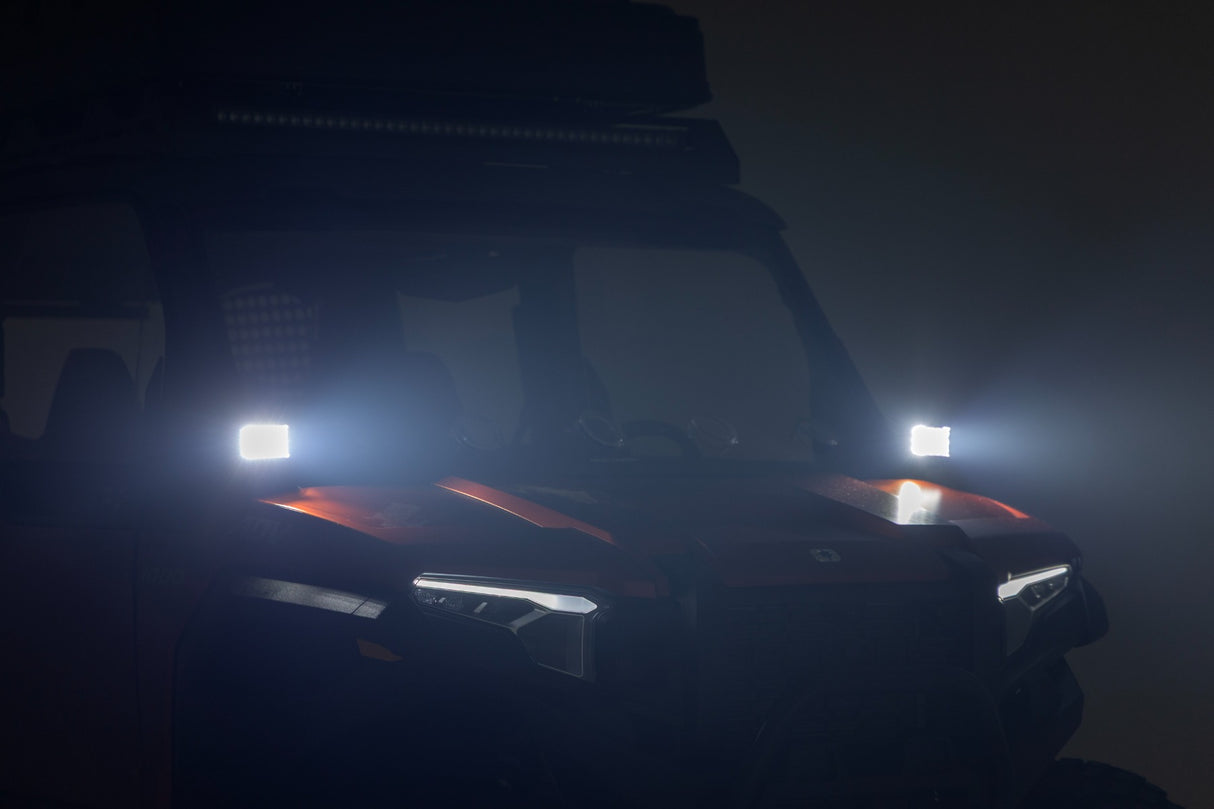 Rough Country LED Cube Light Kit Forward Facing Polaris Xpedition