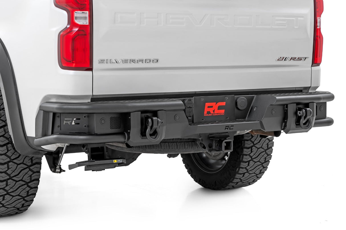 Rough Country Tubular Rear LED Bumper Chevy Silverado 1500 2019-2026