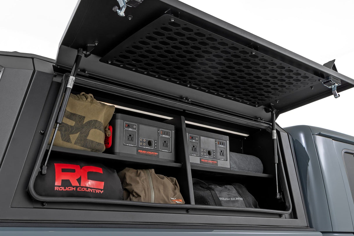 Rough Country Passenger Side Bed Cap Storage Bin Jeep Gladiator