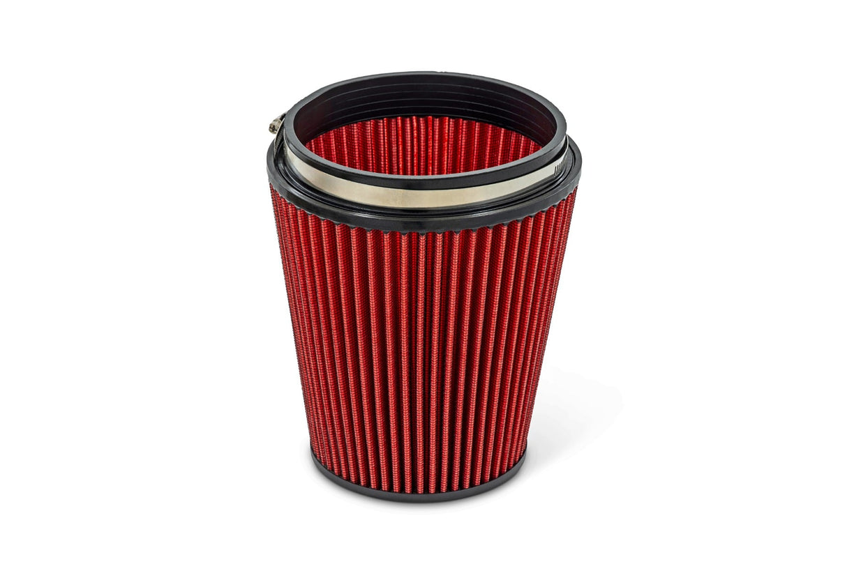 Rough Country High-Flow Cold Air Intake Replacement Filter Red 5-7/8in