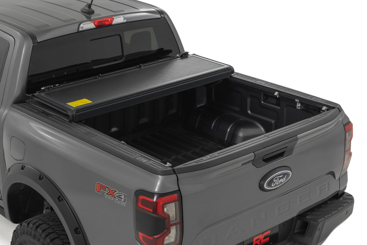 Rough Country Hard Low Profile Bed Cover 5ft for 2024-2025 Ford Ranger