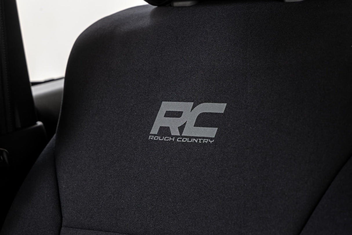 Rough Country Neoprene Seat Covers for Suzuki Jimny 4-Door (2018-2025)