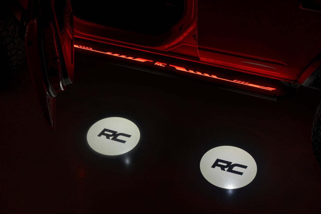 Rough Country Multi-Color LED Running Boards for 2021-2026 Ford Bronco