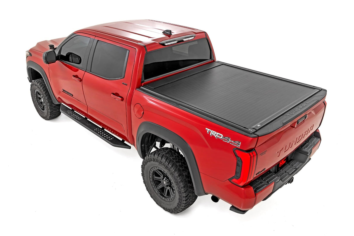 Rough Country Powered Retractable Bed Cover for Toyota Tundra 5'7in Bed