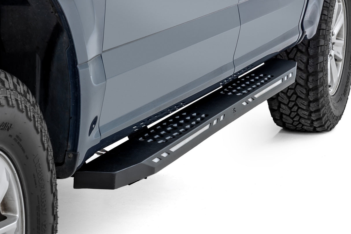 Rough Country AC2 LED Running Boards Ford F-150 Crew Cab 15-26