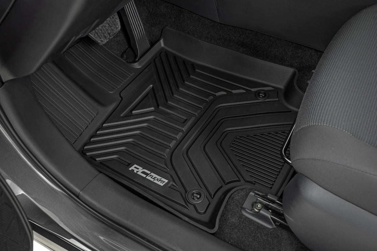 Rough Country Flex-Fit Floor Mats for Toyota RAV4 2019-2025