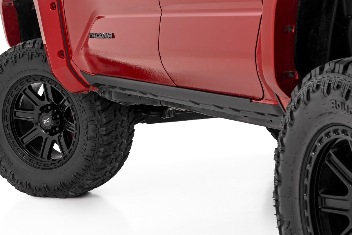 Rough Country Trail Cladding Rocker Guard Plates Toyota Tacoma 2024-2026