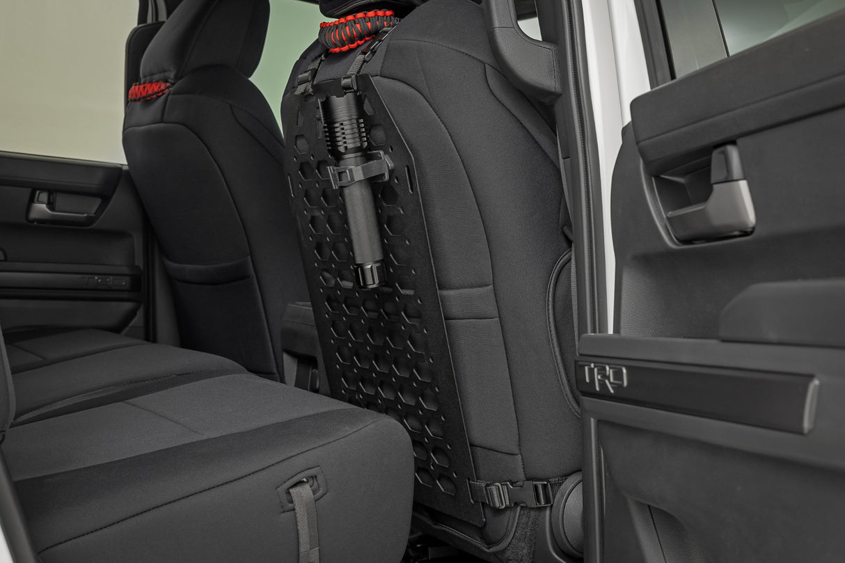 Rough Country Seat Back Organizer Molle Panel Universal Black