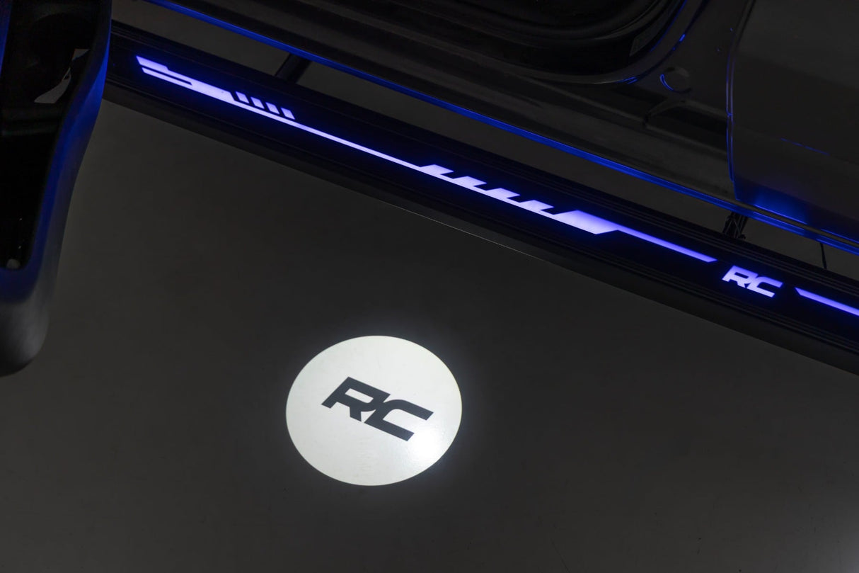Rough Country Multi-Color LED Running Boards for 2011-2026 Ram 2500/3500