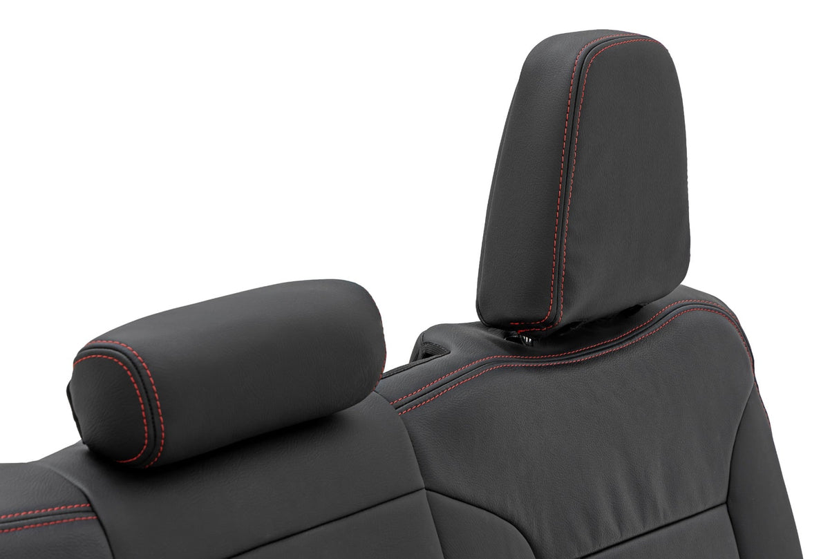 Rough Country Leather Seat Covers for Chevy Silverado Sierra 1500