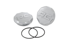 Rough Country Polished Aluminum Ball Joint Caps Pair Set