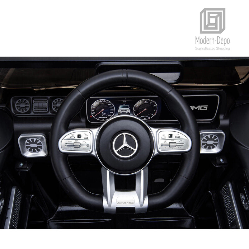 AMG G63 Licensed Ride On Car with Remote Control and Music - 12V SUV Toy by Mercedes Benz